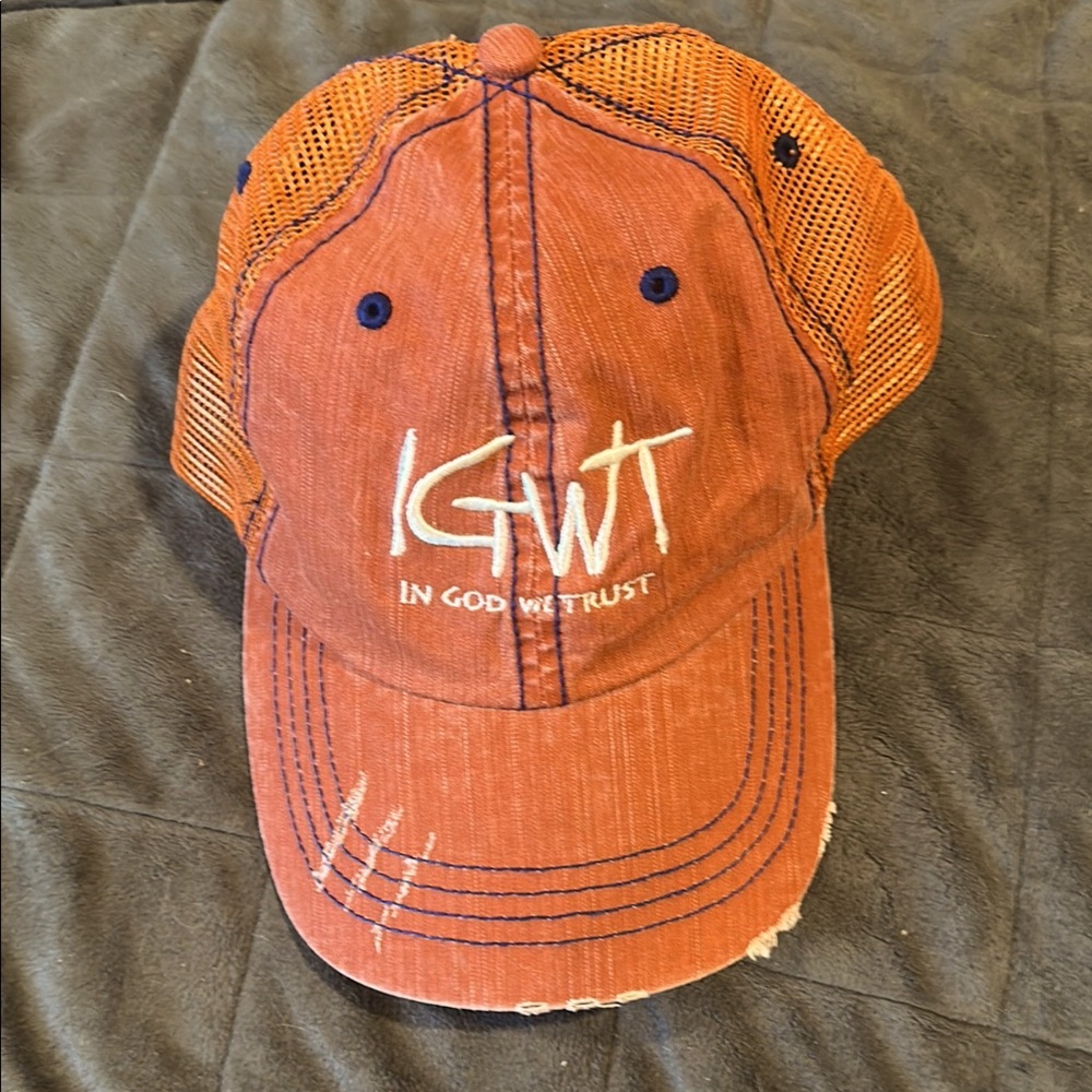 Orange IGWT Trucker Hat NEW